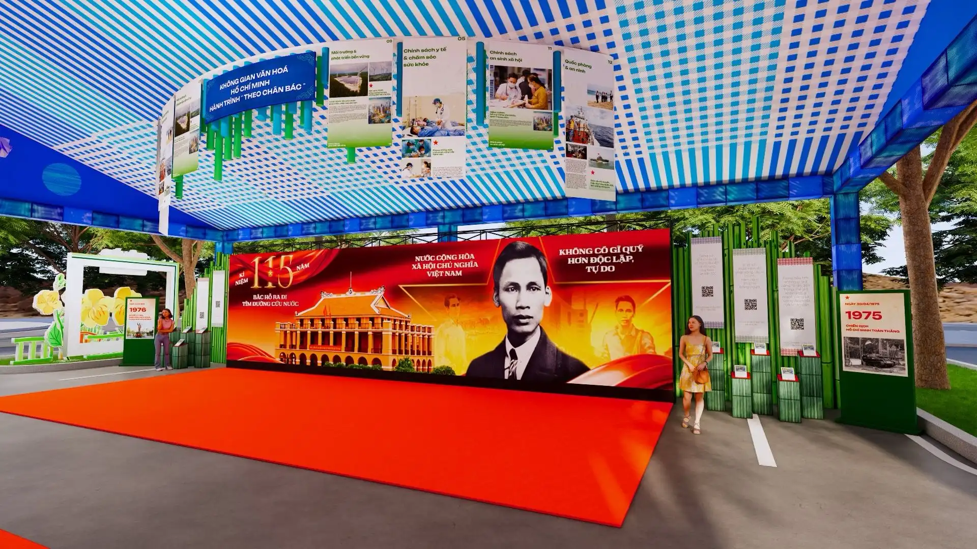 Linh vật “Bính Ngọ vươn mình” truyền cảm hứng tri thức tại Đường sách Tết 2026 - 2