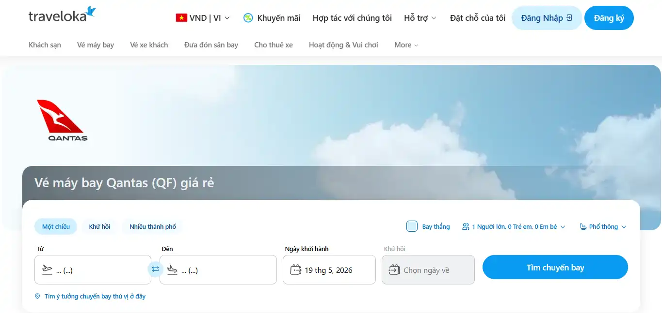 Trải Nghiệm Bay Chuẩn 5 Sao Cùng Qantas Và Traveloka