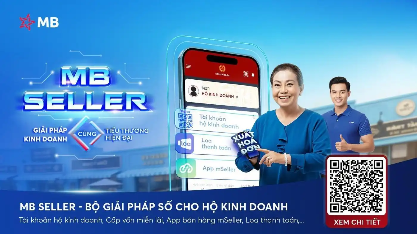 MB thúc đẩy minh bạch dòng tiền cho doanh nghiệp và hộ kinh doanh